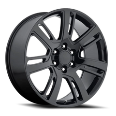 Factory Reproductions FR 48 2015 Cadillac Escalade Replica GB 22x9 +31 6x139.7mm 78.1mm Gloss Black