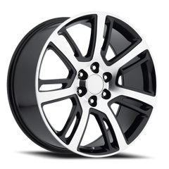 Factory Reproductions FR 48 2015 Cadillac Escalade Replica GBM 22x9 +31 6x139.7mm 78.1mm Gloss Black Machined Face