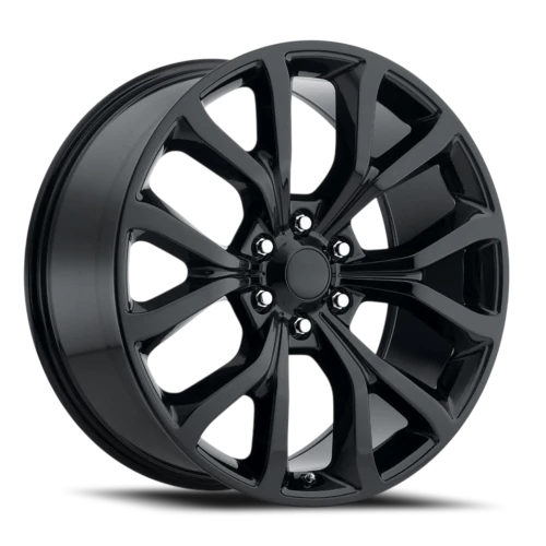 Factory Reproductions FR 52 Ford Expedition Platinum Replica GB 22x9.5 +44 6x135mm 87.1mm Gloss Black