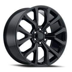 Factory Reproductions FR 52 Ford Expedition Platinum Replica GB 22x9.5 +44 6x135mm 87.1mm Gloss Black