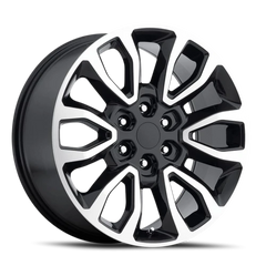 Factory Reproductions FR 53 Ford Raptor Replica GBM 20x9 +30 6x135mm 87mm Gloss Black Machined Face