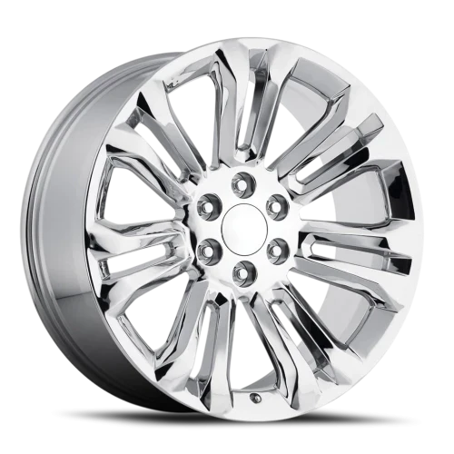 24" Chevy Truck Replica FR55 Chrome Wheel & Tire Package | 285/40R24 Arroyo Grand Sport All Season Tires | Fits Escalade Tahoe Yukon Silverado Sierra