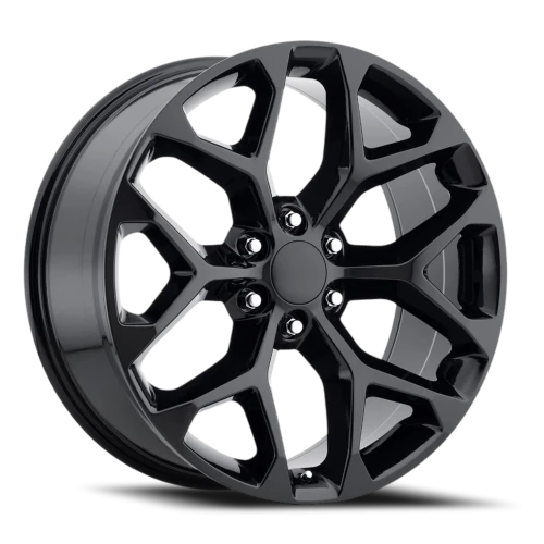 Factory Reproductions FR 59 Chevrolet Snowflake Replica GB 22x9 +31 6x139.7mm 78.1mm Gloss Black