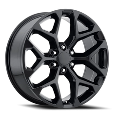Factory Reproductions FR 59 Chevrolet Snowflake Replica GB 22x9 +31 6x139.7mm 78.1mm Gloss Black