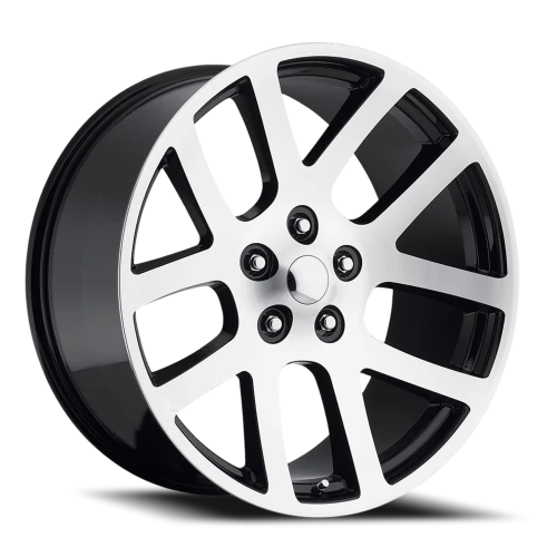 Factory Reproductions FR 60 Ram Truck SRT10 Replica GBM 20x9 +25.4 5x139.7mm 77.8mm Gloss Black Machined Face