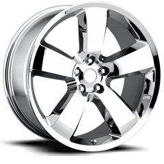 Factory Reproductions FR 61 Dodge Charger SRT8 Replica CH 20x9 +20 5x115mm 71.5mm Chrome