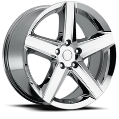 Factory Reproductions FR 63 Jeep Grand Cherokee SRT8 Replica CH 22x10 +45 5x127mm 71.5mm Chrome