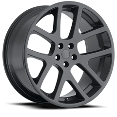 Factory Reproductions FR 64 LX Viper GY 24x9 +18 5x115mm 71.5mm Gloss Comp Grey