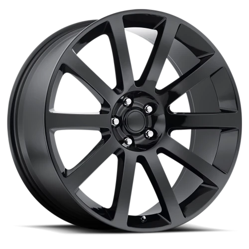 Factory Reproductions FR 65 Chrysler 300C SRT8 Replica GB 22x9 +18 5x115mm 71.5mm Gloss Black