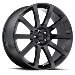 Factory Reproductions FR 65 Chrysler 300C SRT8 Replica GB 22x9 +18 5x115mm 71.5mm Gloss Black