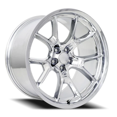 Factory Reproductions FR 66F Dodge Anniversary Flow Form Replica CH 20x11 -2.5 5x115mm 71.5mm Chrome