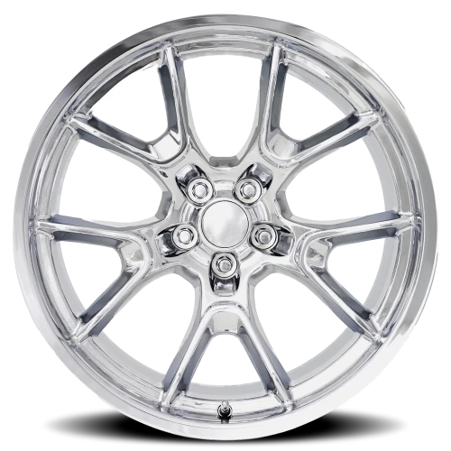 Factory Reproductions FR 66F Dodge Anniversary Flow Form Replica CH 20x11 -2.5 5x115mm 71.5mm Chrome