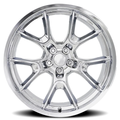 Factory Reproductions FR 66F Dodge Anniversary Flow Form Replica CH 20x11 -2.5 5x115mm 71.5mm Chrome