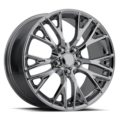 22" Chevy Truck Replica FR70 Chrome Wheel & Tire Package | 275/50R22 Michelin LTX M/S2 Tires | Fits Escalade Tahoe Yukon Silverado Sierra