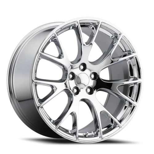 Factory Reproductions FR 70 Dodge Hellcat Replica CH 22x9 +18 5x115mm 71.5mm Chrome