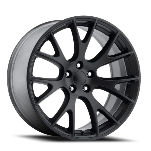22" Chevy Truck Replica FR70 Satin Black Wheel & Tire Package | 275/50R22 Michelin LTX M/S2 Tires | Fits Escalade Tahoe Yukon Silverado Sierra
