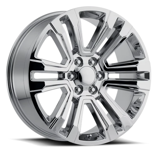 Factory Reproductions FR 72 2017 GMC Denali Replica CH 24x10 +30 6x139.7mm 78.1mm Chrome