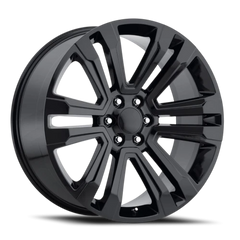 Factory Reproductions FR 72 2017 GMC Denali Replica GB 26x10 +30 6x139.7mm 78.1mm Gloss Black