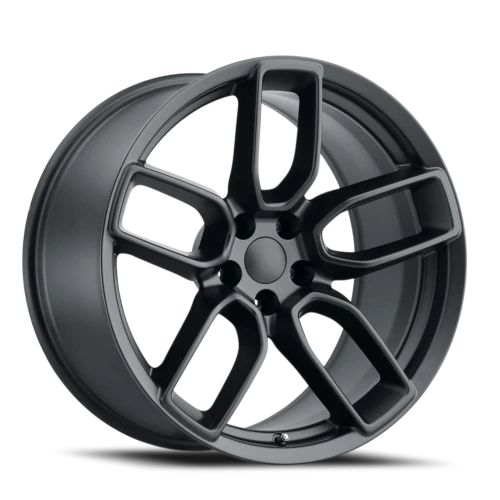 Factory Reproductions FR 74 Dodge Widebody Replica SB 20x10.5 +22 5x115mm 71.5mm Satin Black