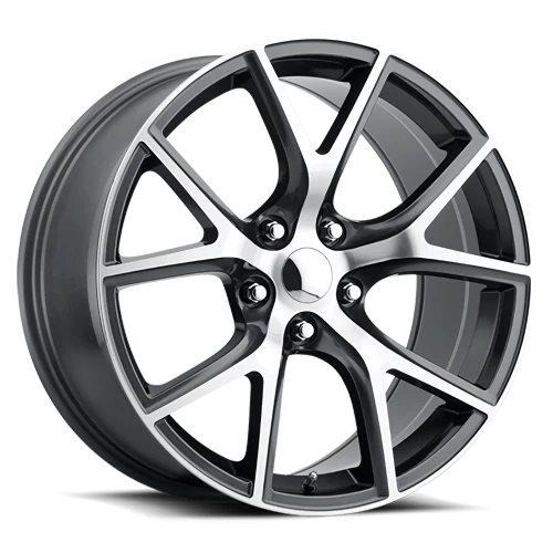 Factory Reproductions FR 75 Jeep Trackhawk Replica GY 20x10 +50 5x127mm 71.5mm Gloss Grey Machined Face