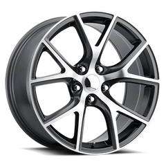 Factory Reproductions FR 75 Jeep Trackhawk Replica GY 20x9 +35 5x127mm 71.5mm Gloss Grey Machined Face