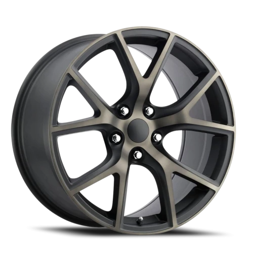 Factory Reproductions FR 75 Jeep Trackhawk Replica BZ 20x10 +50 5x127mm 71.5mm Satin Black Machined Face-Clear Bronze