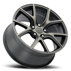 Factory Reproductions FR 75 Jeep Trackhawk Replica BZ 20x10 +50 5x127mm 71.5mm Satin Black Machined Face-Clear Bronze