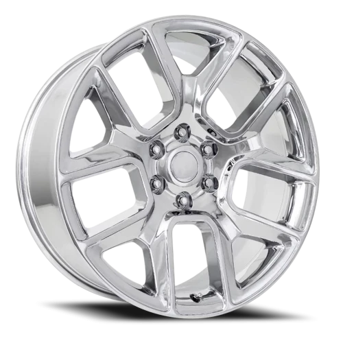 26" Chevy Truck Replica FR76 Chrome Wheel & Tire Package | 295/30R26 Lexani LX-Thirty Tires | Fits Escalade Tahoe Yukon Silverado Sierra