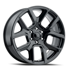 Factory Reproductions FR 76 Ram Truck 1500 GB 24x10 +15 6x139.7mm 77.8mm Gloss Black