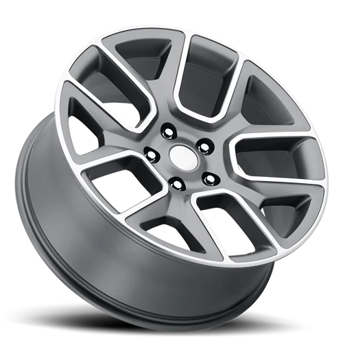 Factory Reproductions FR 76 Ram Truck 1500 GY 22x9 +15 5x139.7mm 77.8mm Satin Grey Machined Face