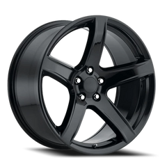 Factory Reproductions FR 77 Dodge Hellcat HC2 Replica GB 20x9.5 +15 5x115mm 71.5mm Gloss Black