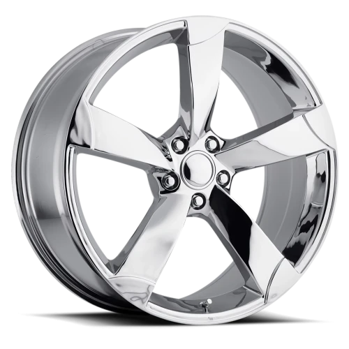 Factory Reproductions FR 85 Audi AU5 Replica CH 20x9 +40 5x112mm 66.6mm Chrome