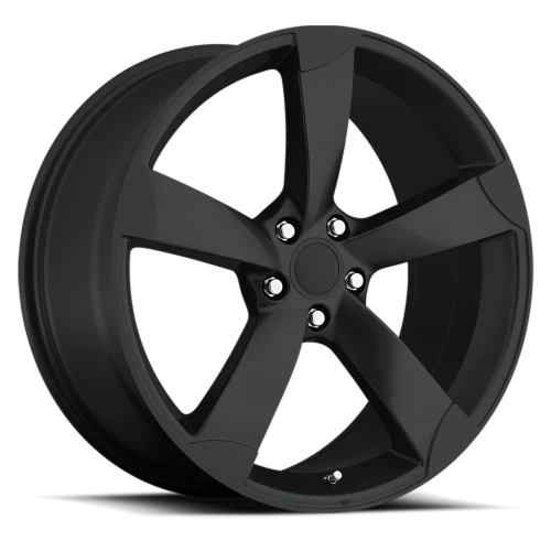 Factory Reproductions FR 85 Audi AU5 Replica SB 20x9 +40 5x112mm 66.6mm Satin Black