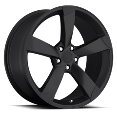 Factory Reproductions FR 85 Audi AU5 Replica SB 20x9 +40 5x112mm 66.6mm Satin Black