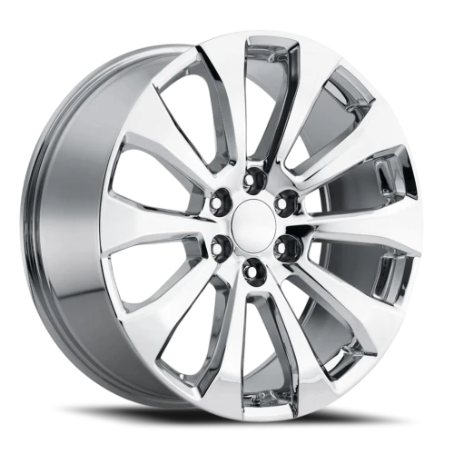 Factory Reproductions FR 92 2019 GM Silverado High Country Replica CH 22x9 +28 6x139.7mm 78.1mm Chrome