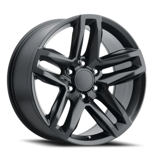 24" Chevy Truck Replica FR94 Satin Black Wheel & Tire Package | 285/40R24 Arroyo Grand Sport All Season Tires | Fits Escalade Tahoe Yukon Silverado Sierra