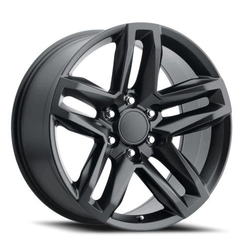 Factory Reproductions FR 94 Cheverolet Silverado Z71 Split 5 Replica SB 22x9 +15 5x139.7mm 78.1mm Satin Black