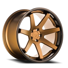Ferrada FR1 BZ 22x10.5 +28 5x112mm 66.56mm Matte Bronze Gloss Black Lip