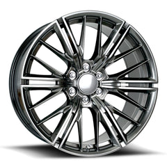 24" Chevy Truck Replica FR28F Hyper Black Wheel & Tire Package | 305/35R24 Lexani LX-Thirty Tires | Fits Escalade Tahoe Yukon Silverado Sierra