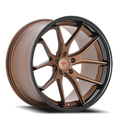 Ferrada FR2 BZ 20x9 +35 5x114mm 73.1mm Matte Bronze Gloss Black Lip