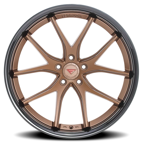 Ferrada FR2 BZ 22x9 +35 5x114mm 73.1mm Matte Bronze Gloss Black Lip