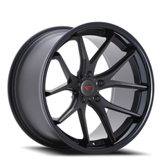 Ferrada FR2 MB 19x9.5 +40 5x114mm 73.1mm Matte Black Gloss Black Lip