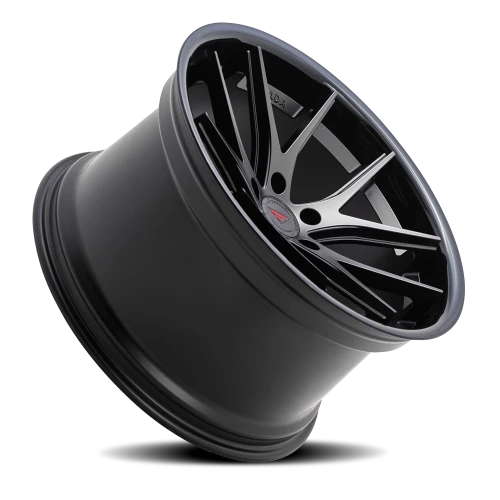 Ferrada FR2 MB 22x10.5 +28 5x112mm 66.56mm Matte Black Gloss Black Lip