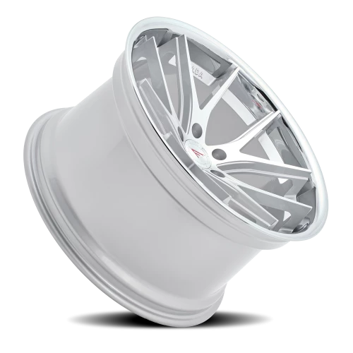 Ferrada FR2 MS 20x9 +20 5x120mm 74.1mm Machined Silver Chrome Lip