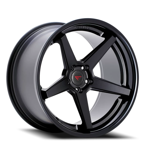 Ferrada FR3 MB 19x10.5 +25 5x112mm 66.56mm Matte Black Gloss Black Lip