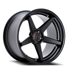 Ferrada FR3 MB 22x10.5 +40 5x112mm 66.56mm Matte Black Gloss Black Lip