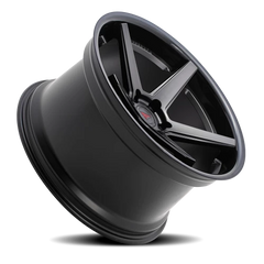 Ferrada FR3 MB 20x8.5 +40 5x114mm 73.1mm Matte Black Gloss Black Lip