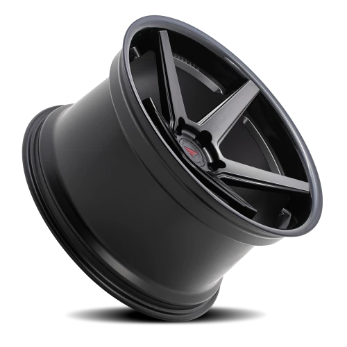 Ferrada FR3 MB 20x10.5 +20 5x115mm 71.6mm Matte Black Gloss Black Lip
