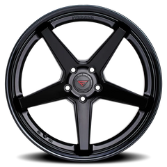 Ferrada FR3 MB 22x11 +20 5x112mm 66.56mm Matte Black Gloss Black Lip