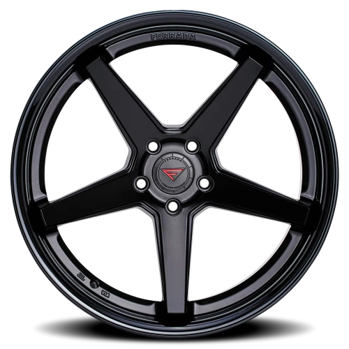 Ferrada FR3 MB 19x9.5 +30 5x112mm 66.56mm Matte Black Gloss Black Lip